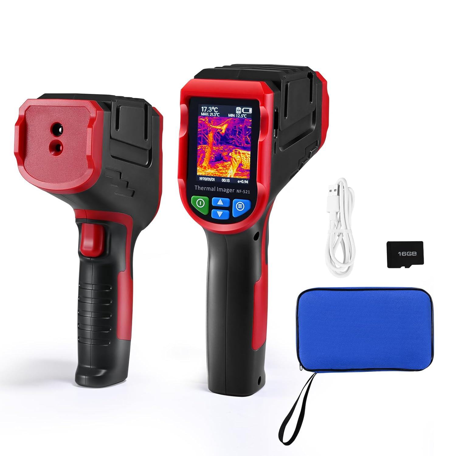 Caméra d'imagerie thermique compacte de 1024 pixels à capteur infrarouge