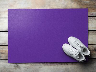 Barrier Mat Doormat Floor Mat Dirt Trapper Outdoor Non Slip Purple