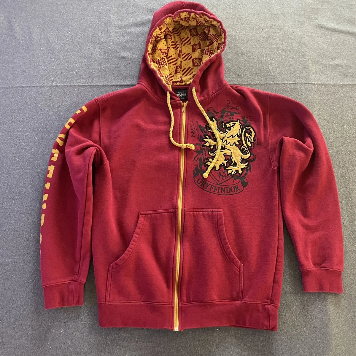 Gryffindor zip up hotsell hoodie