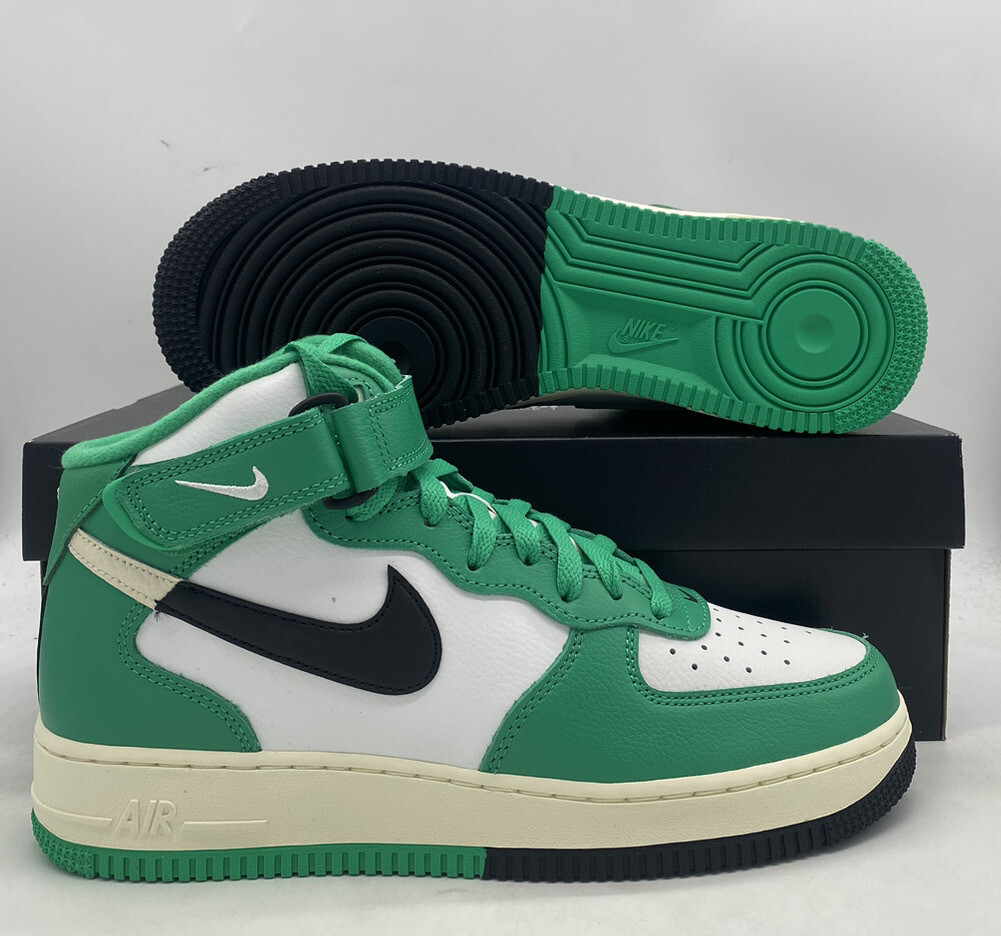 NIKE / ハイカットスニーカー/27cm/GRN/フェイクレザー/DZ2554-100 Nike Air Force 1 Mid '07 Split Remix Green White Black DZ2554-100