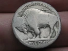 1917 D Buffalo Nickel 5 Cent Piece- Denver, Good Reverse Details