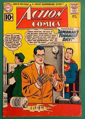 ACTION COMICS # 282 DC Comics (November 1961) GD- (1.8) low grade reader copy