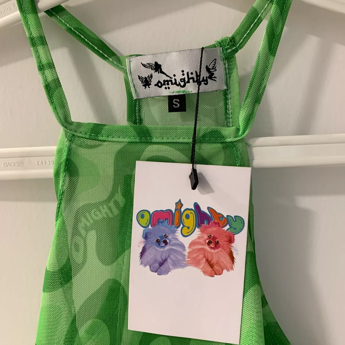 Omighty Green Mesh Lava Tank Top BNWT S eBay