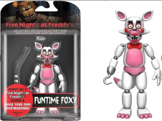 FNAF FIVE NIGHTS AT FREDDY'S Nightmare SET of 5 Articulated