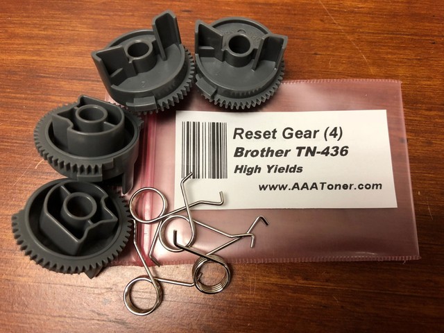 4 x Reset Gear for Brother TN-436, HL-L8260, L8360, L9310, L8900, L9570 Refill | eBay