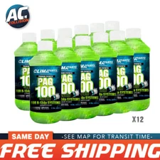 Premium Synthetic AC Refrigerant Oil PAG 150UV Vis 8oz 12 Pack
