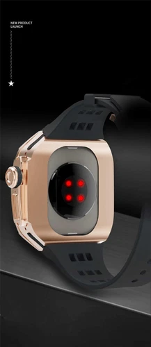 Titanium Alloy Case+Silicone Strap MOD KIT For Apple Watch Ultra /Ultra 2 3 49mm - Picture 15 of 44