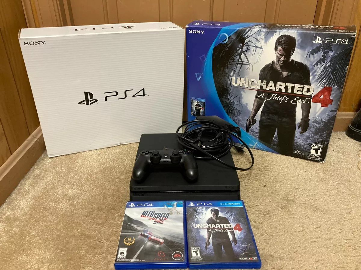 Sony PlayStation 4, 500GB Slim System, Black 