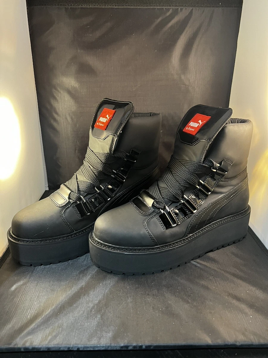 PUMA by Rihanna Black Fenty Boots eBay
