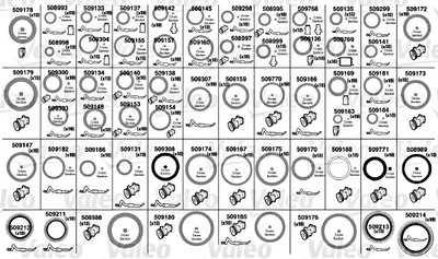 Genuine Valeo O Ring Repair Kit 509725 Top Quality for sale online  