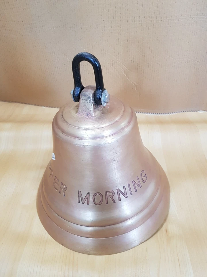 Clipper morning bell ship brass bell antique - Image 2 of 4