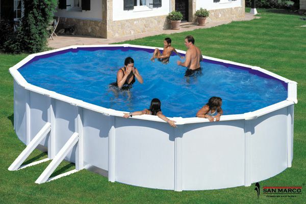 Piscina fuori terra Gre KIT500ECO Fidji ovale 500x300 cm