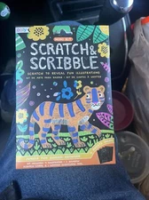 Mini Scratch & Scribble Art Kit: Jungle Fun Guided Artwork. Mini Kit