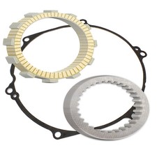 Clutch Friction Steel Plates And Gasket Kit for Kawasaki KX250 1994-2004