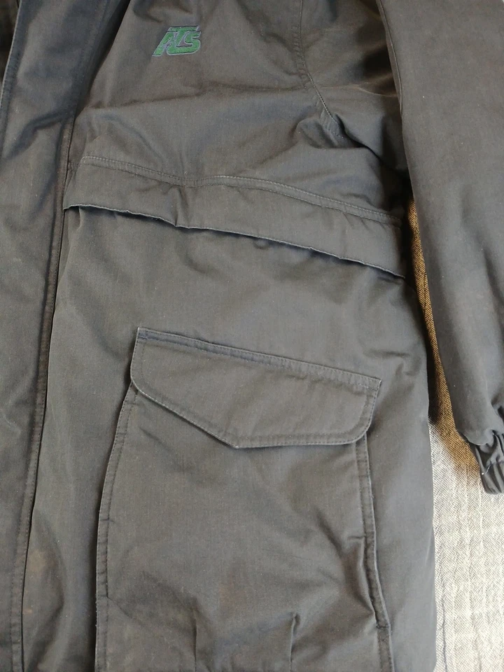 Red Kap JP70 Lined Heavyweight Parka Navy Jacket Industrial Work Uniform Size XL - Image 2 of 4