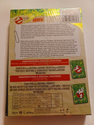 GHOSTBUSTERS 1 AND 2 DOUBLE FEATURE GIFT SET DVDS NEW SEALED | eBay