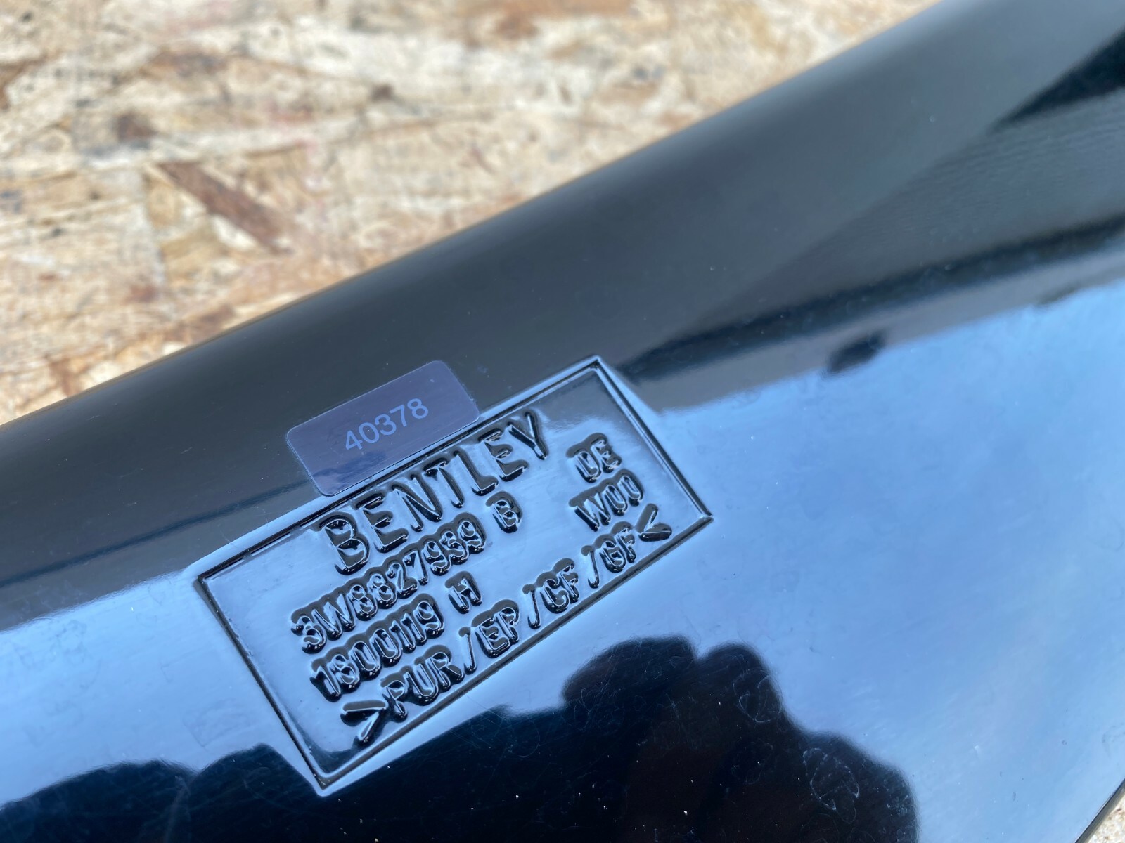 BENTLEY CONTINENTAL GT REAR TRUNK SPOILER WING 3W8827939 OEM (12-15)