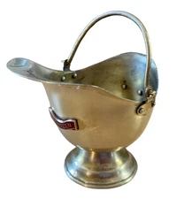 Brass Sugar Bucket Scuttle 3 Inch Aberdeen England Vintage