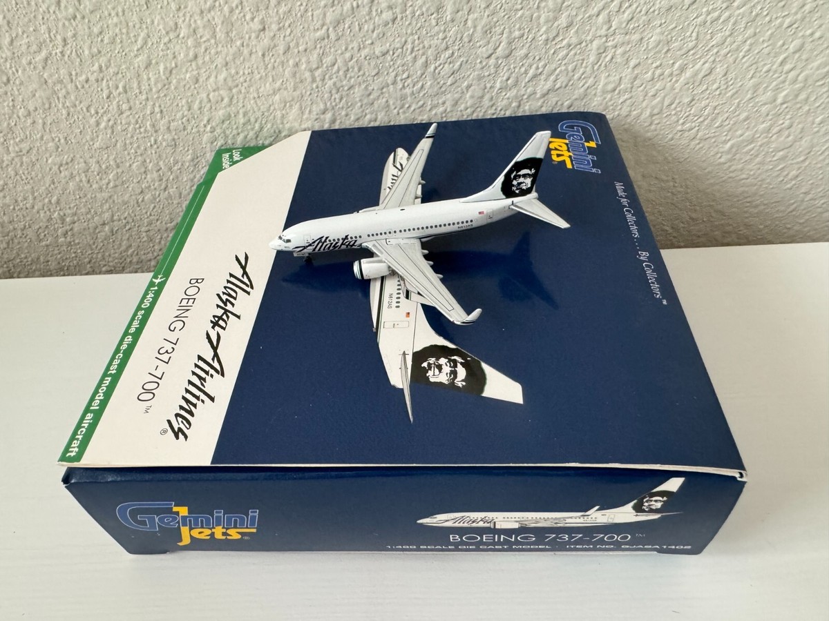 アラスカ航空 B737-700 限定版 GeminiJets 黒おじさん アラスカ航空 B737-700 限定版 GeminiJets 黒おじさん アラスカ