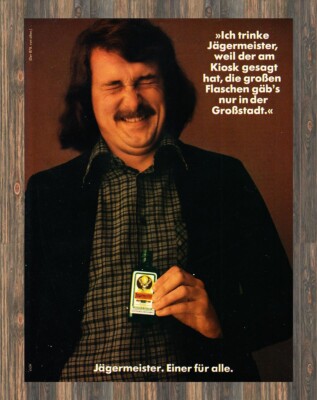 Jägermeister #0878 - Reklame Werbeanzeige Original-Werbung 1976