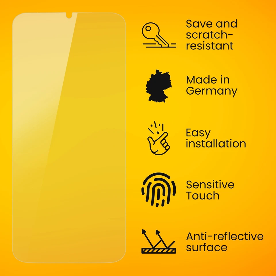 atFoliX 3x Screen Protector for OnePlus 7 Screen Protection Film matt&shockproof - Image 3 of 4