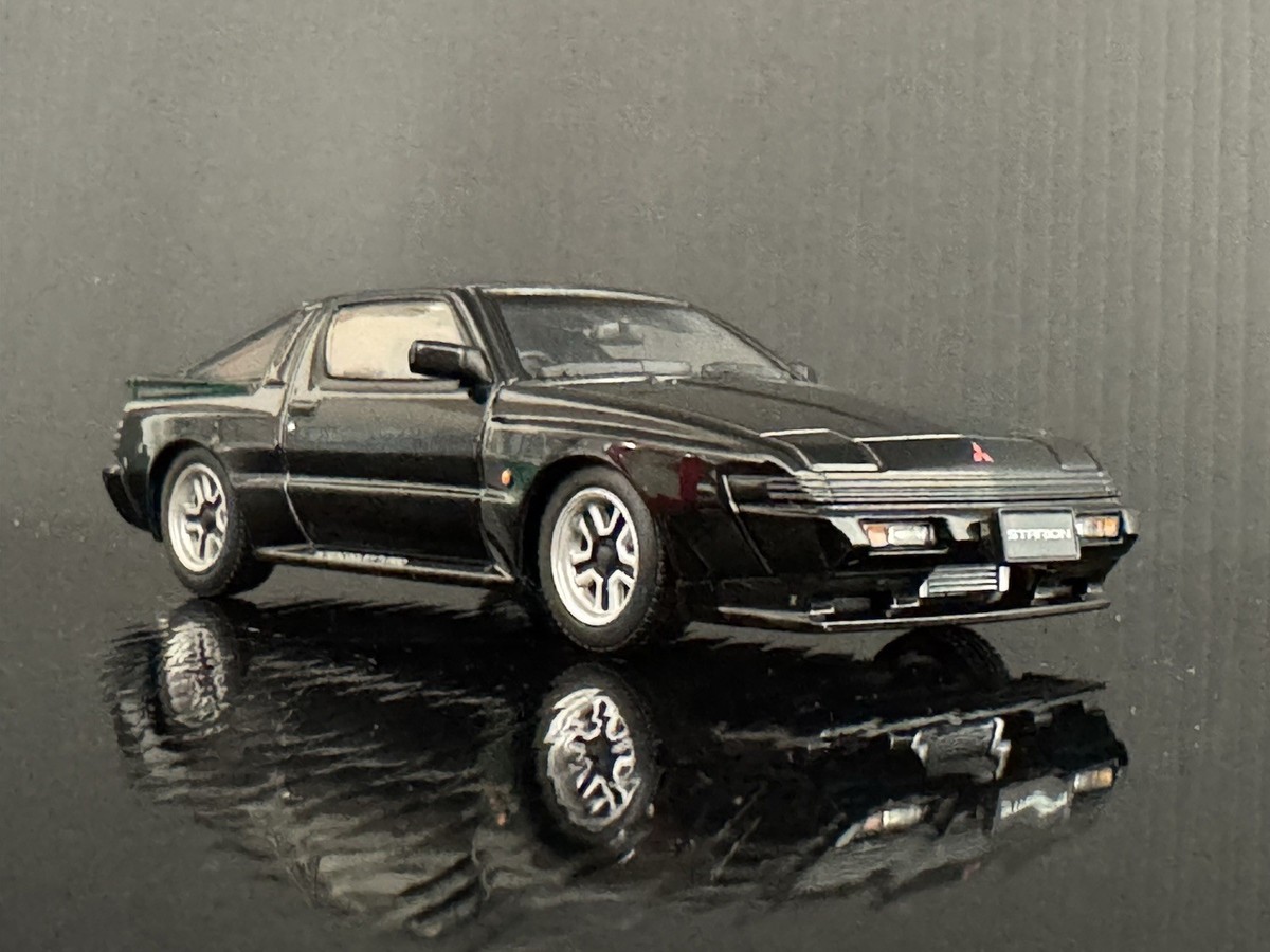 1988 Mitsubishi Starion 2600GSR-VR Black 1/43 With “Adjustable
