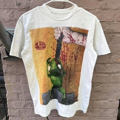 Alien Workshop Mike Hill Art Knife Frog Vintage Reissue T-Shirt Size Small