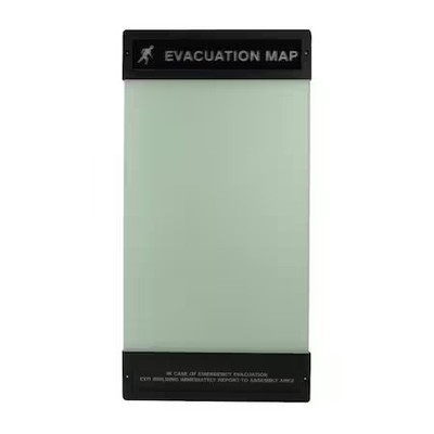 Evacuation Map Holder, 17 In. X 11 In.,  Dta243