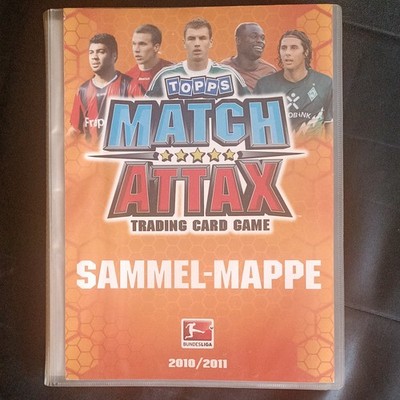 Topps Match Attax TCG Bundesliga Sammel-Mappe/Ordner 2010/2011 inkl. Karten