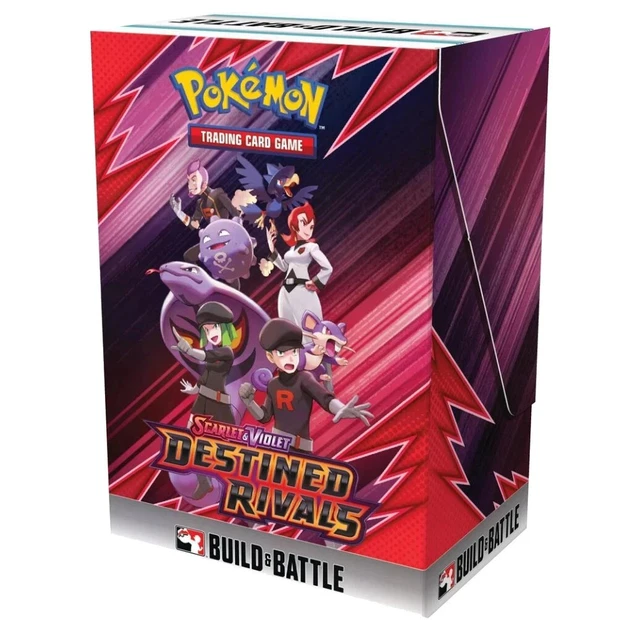 LIVE: Pokemon Destined Rivals Build and Battle Box New Sealed EAST