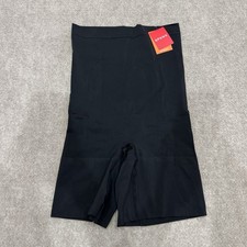 Spanx OnCore Sculpting Women  s Size Large Black High-Waisted Mid Thigh Shorts