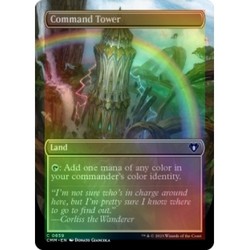 Command Tower (Borderless Foil) Commander Masters #659
