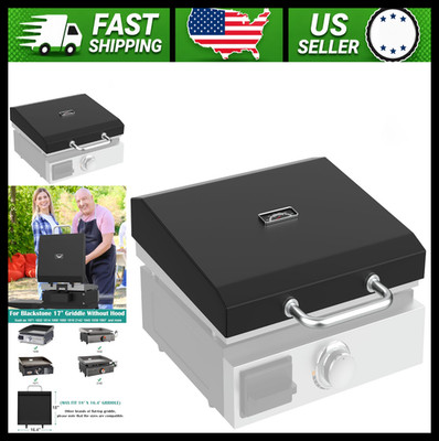 Blackstone 17'' Griddle Hinged Lid with Thermometer Hard Cover Hood