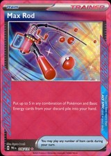 Max Rod 116/131 Holo ACE SPEC Rare Prismatic Evolutions Pokemon Near Mint