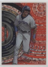 2017 Bowman High Tek Pattern 1 Circles Red Orbit Diffractor Lewis Brinson x5u