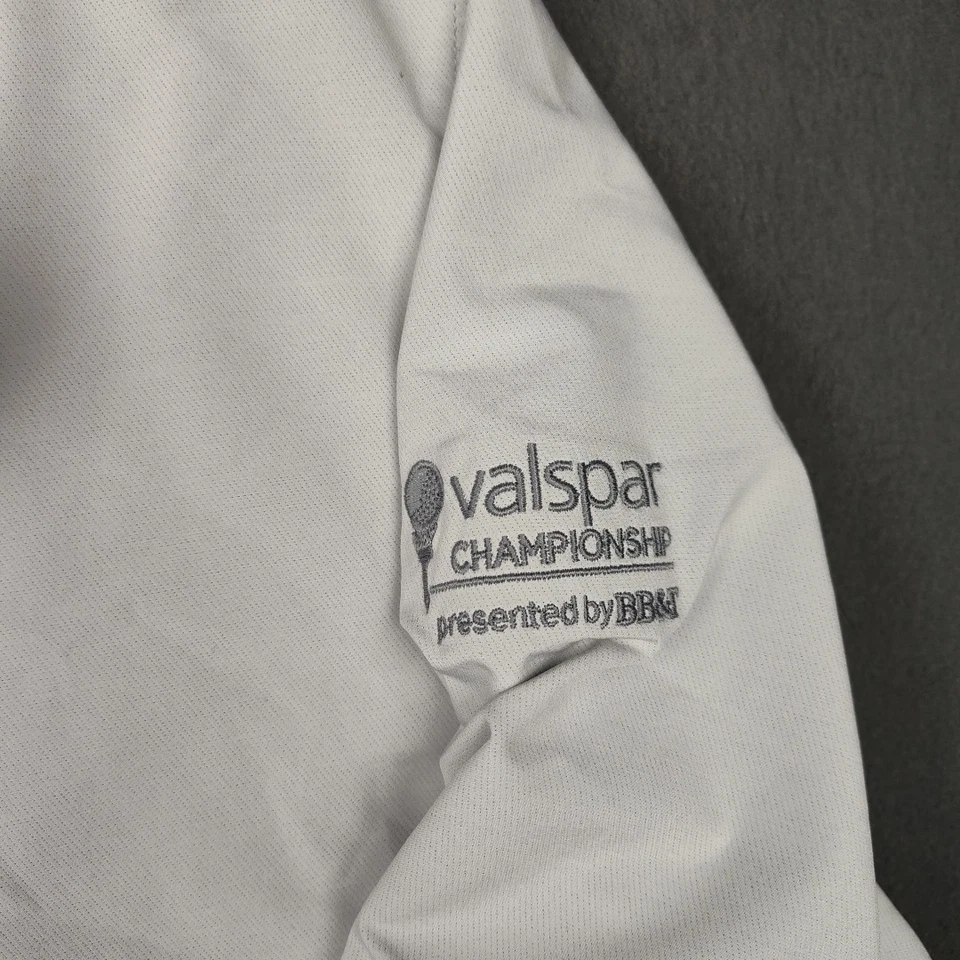 Camisa masculina Peter Millar extra grande cinza valor quarto zíper vento Valspar PGA Tour - Imagem 4 de 4