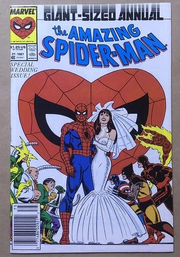 Amazing Spider-Man Annual #21 Wedding Issue Marvel Comics 1987 VF/NM