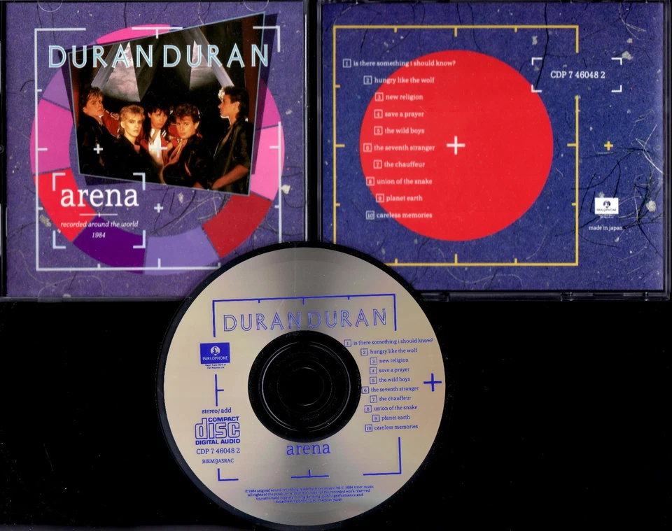 DURAN DURAN – ARENA – CD / MADE IN JAPAN / NO BARCODE / mit 10 SONGS - Bild 1 von 1