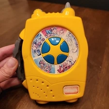 Vintage Playskool Handheld Radio Yellow Transistor Toy Five Songs Works 1997