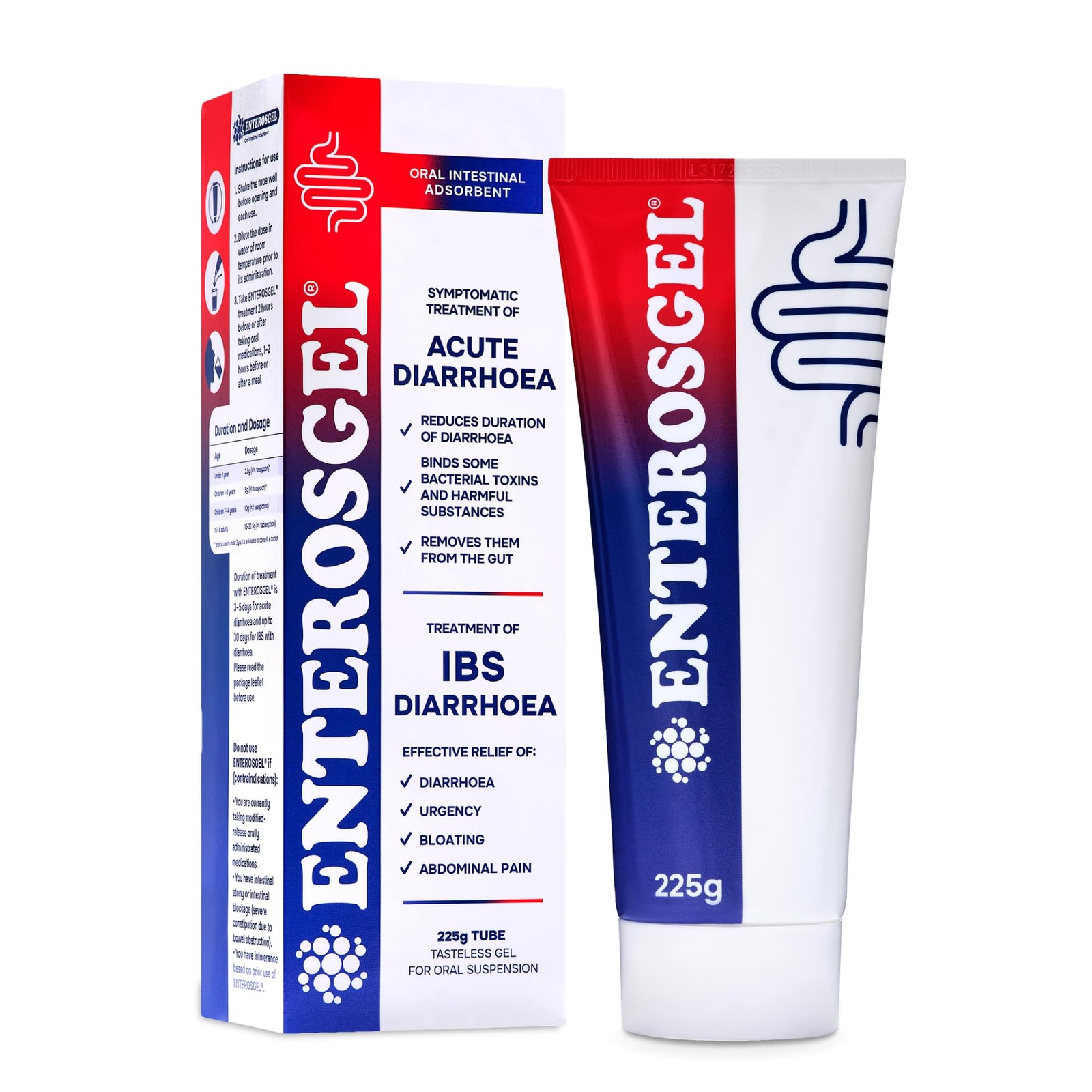 Enterosgel 225g Detoxification Tube