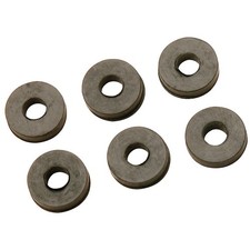 Do it Best 3/4 In. Black Flat Faucet Washer (6 Ct.) DIB805-37 SIM Supply, Inc.