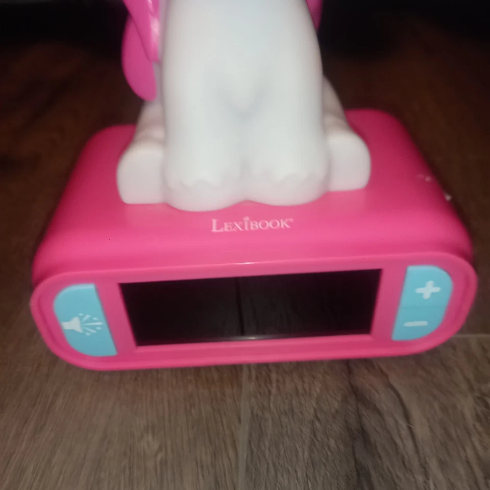 Lexibook Disney Digital Alarm Clock Kids Night Light Snooze Unicorn Kids Gift - Image 3 of 4