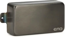 EMG 81 MetalWorks Active Ceramic Humbucker Guitar Pickup Brushed Black Chrome