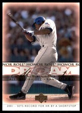 Alex Rodriguez 2002 Upper Deck Honor Roll #87 Rangers MLB READ FREE SHIPPING