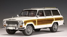 Autoart 1/18 JEEP GRAND WAGONEER 1989 White #74001 w/Art Box