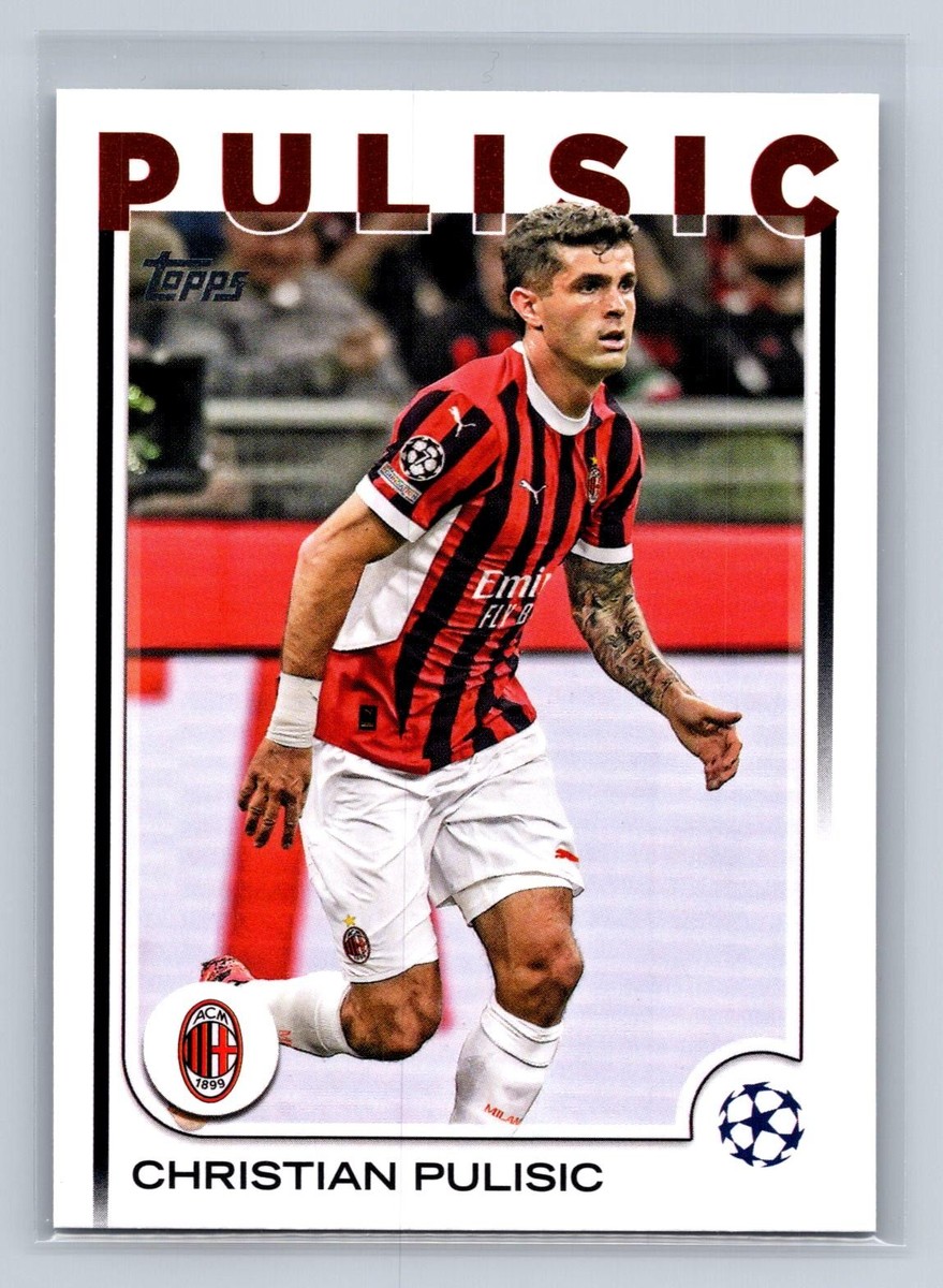 Christian Pulisic 2024-25 Topps UEFA Club Competitions A.C. Milan