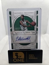 2023-24 National Treasures - Archives Ink #5/49 - Nate Archibald - Celtics 