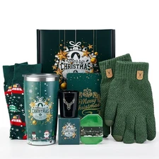 Christmas Gifts 2025, Christmas Gifts Basket for Women Men Merry Christmas Xmas 