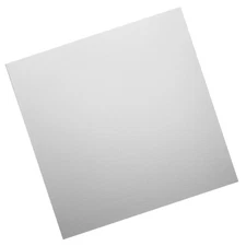 304 Stainless Steel Sheet Plate 12" x 12" 18 Gauge 1mm with Glove Silver