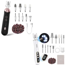 Professional Manicure Pedicure Kit, Cordless Electric Nail File Set